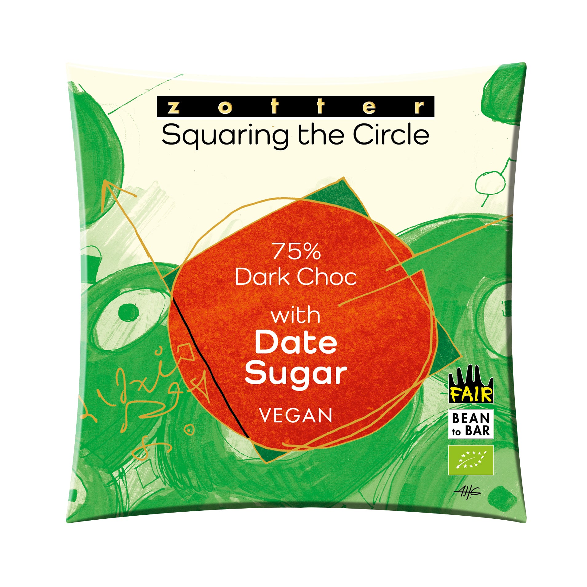 75% Dark Chocolate with Date Sugar